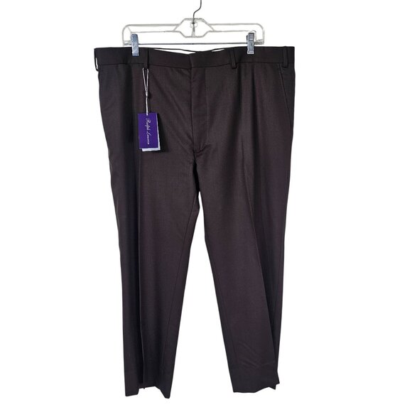 Ralph Lauren Purple Label Gregory Wool Dress Pants Sz US 46 Quiet Luxury Italian - Picture 1 of 16